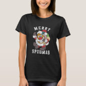 Herr Potato Head Santa Merry Spudmas T-Shirt (Vorderseite)