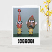 Herr Potato Leiter Karte (Gelbe Blume)