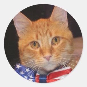 Herr Präsident Loves Stickers! Runder Aufkleber