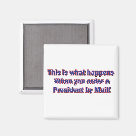 Herr Präsident Magnet (Vorderseite/Rückseite)