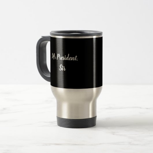 Herr Präsident, Sir Coffee Tasse (Vorderseite Links)
