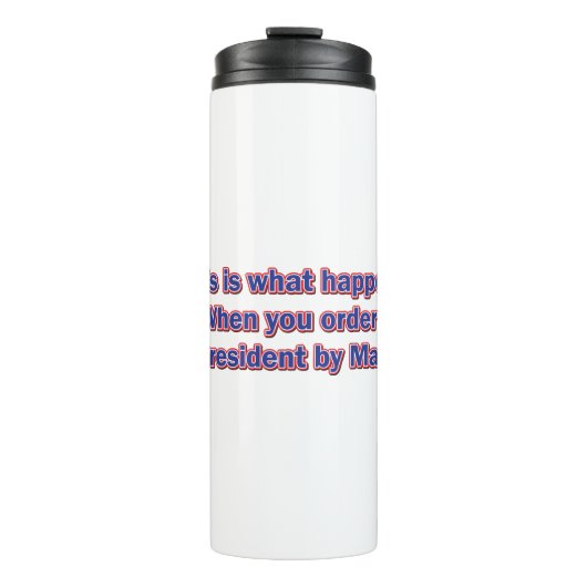 Herr Präsident Thermosbecher (Vorderseite)