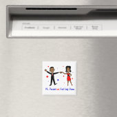 Herr Präsident und First Lady Obama Magnet (In Situ (Geschirrspüler))