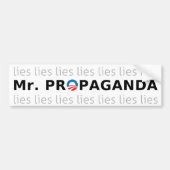 Herr Propaganda Autoaufkleber (Vorne)