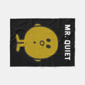 Herr Quiet Design Fleecedecke (Vorderseite (Horizontal))