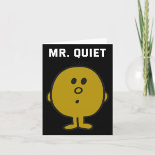 Herr Quiet Design Karte