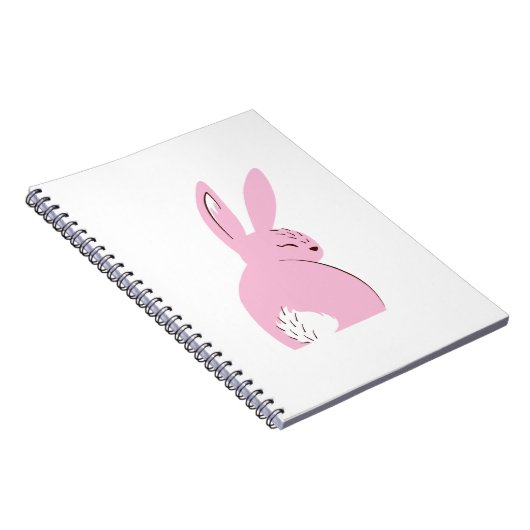 Herr Rabbit Journal - hübsch im Rosa! Notizblock (Rechte Seite)
