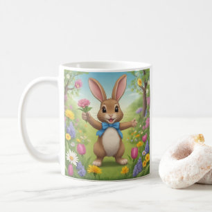 Herr Rabbit sagt guten Morgen Kaffeetasse