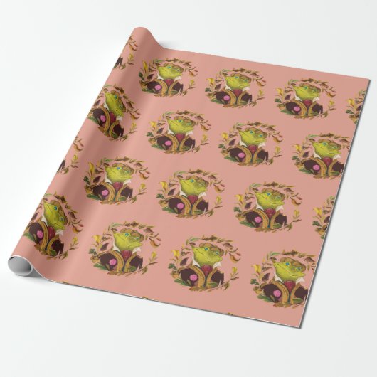 Herr Ribbitson Holiday Wrapping Paper Geschenkpapier (Ungerollt)