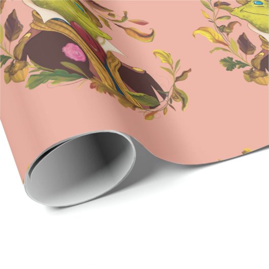 Herr Ribbitson Holiday Wrapping Paper Geschenkpapier (Rolleneckpunkt)