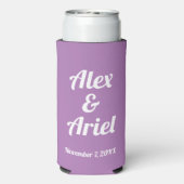 Herr Richtig hat mich gefunden! - Funny - Wedding Selters Dosenkühler (Seltzer Rückseite)