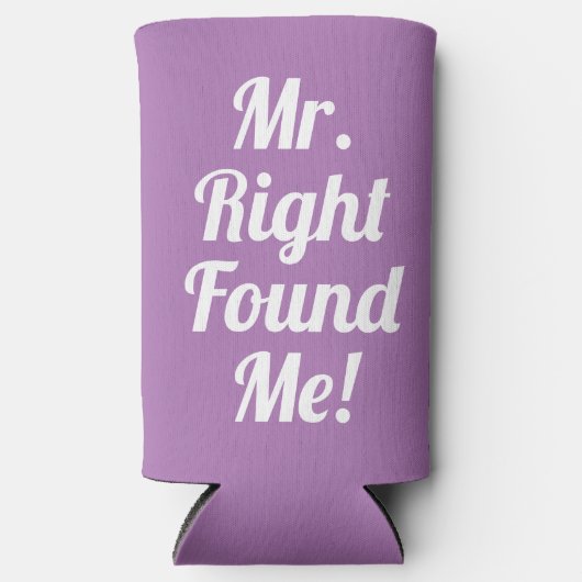 Herr Richtig hat mich gefunden! - Funny - Wedding Selters Dosenkühler (Vorderseite)