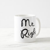 Herr Right Coffee Mug Kaffeetasse (VorderseiteRechts)