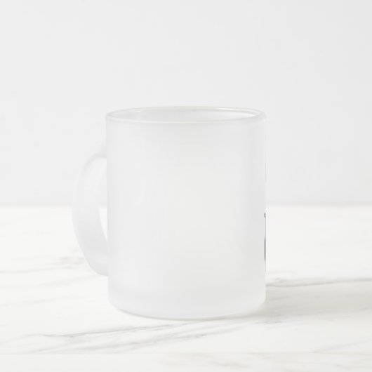 Herr Right Coffee Mug Mattglastasse (Vorderseite Links)