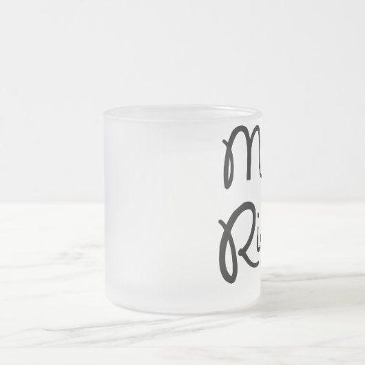 Herr Right Coffee Mug Mattglastasse (Mittel)