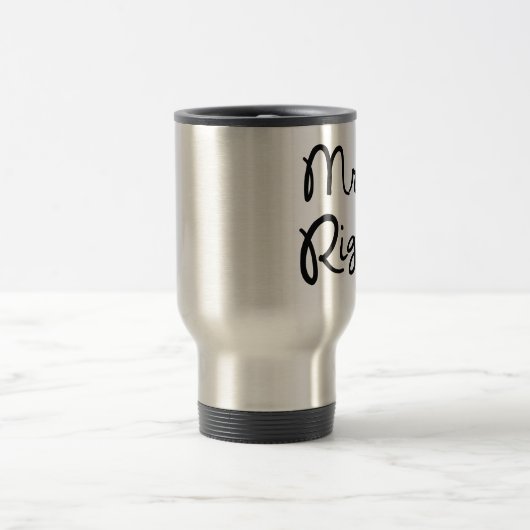 Herr Right Coffee Mug Reisebecher (Mittel)