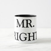 Herr RIGHT Keramik-Tasse Tasse (Zentrum)