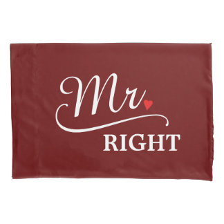 Herr Right Newlywed Pillowcase Kissenbezug