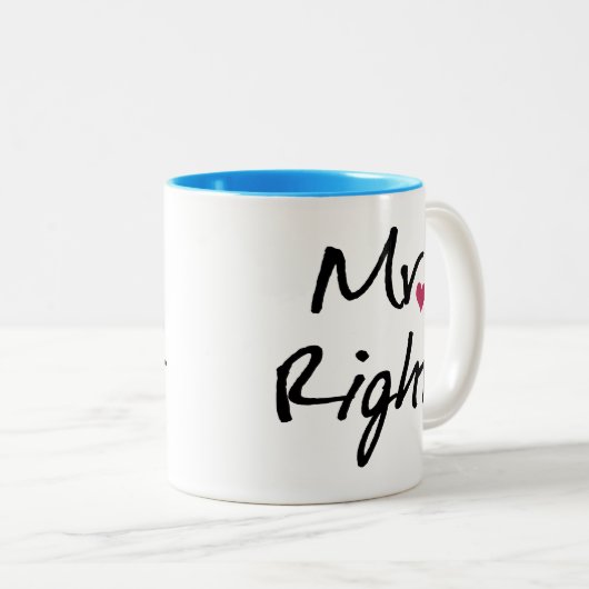 Herr Right Zweifarbige Tasse (VorderseiteRechts)
