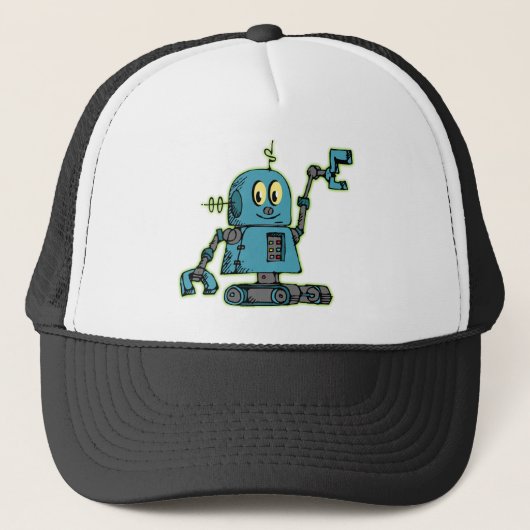 Herr Robot Hat Truckerkappe (Vorderseite)
