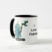 Herr Robot Personalized Mug Tasse (Vorderseite Links)
