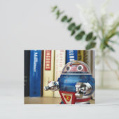 Herr Robot Postkarte (Stehend Vorderseite)