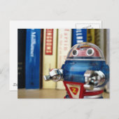 Herr Robot Postkarte (Vorne/Hinten)
