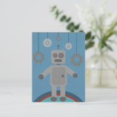 Herr Robot Postkarte (Stehend Vorderseite)