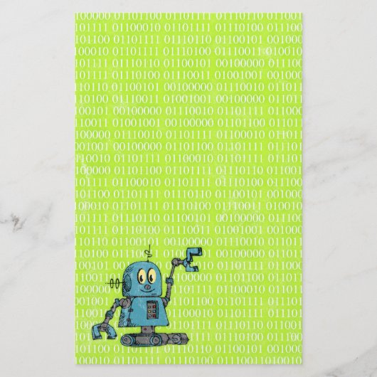 Herr Robot Stationery Briefpapier (Vorderseite)