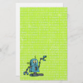 Herr Robot Stationery Briefpapier (Vorne/Hinten)