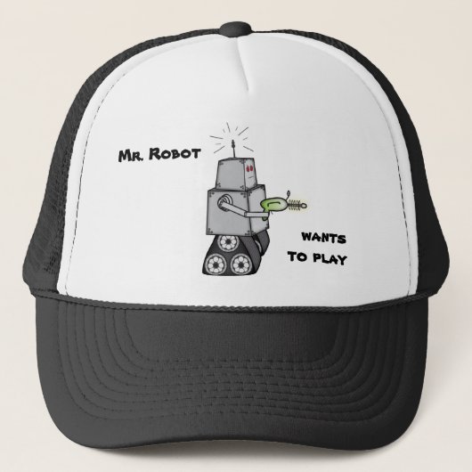 Herr Robot Truckerkappe (Vorderseite)