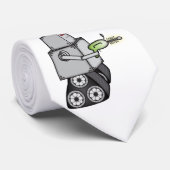 Herr Robot, will, um zu spielen Krawatte (Gerollt)