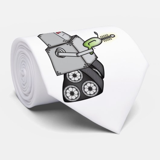 Herr Robot, will, um zu spielen Krawatte (Gerollt)