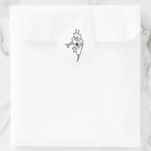 Herr Robotix Sticker (Tasche)