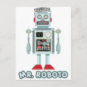 Herr Roboto Postkarte (Vorderseite)