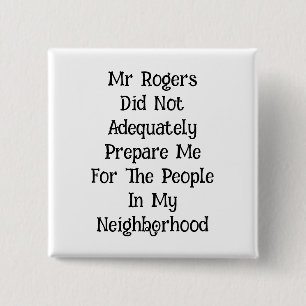 Herr Rogers Button