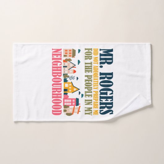 Herr Rogers hat mich in meiner Nachbarschaft nicht Badhandtuch Set (Handtuch)