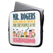 Herr Rogers hat mich in meiner Nachbarschaft nicht Laptopschutzhülle (Vorderseite Links)