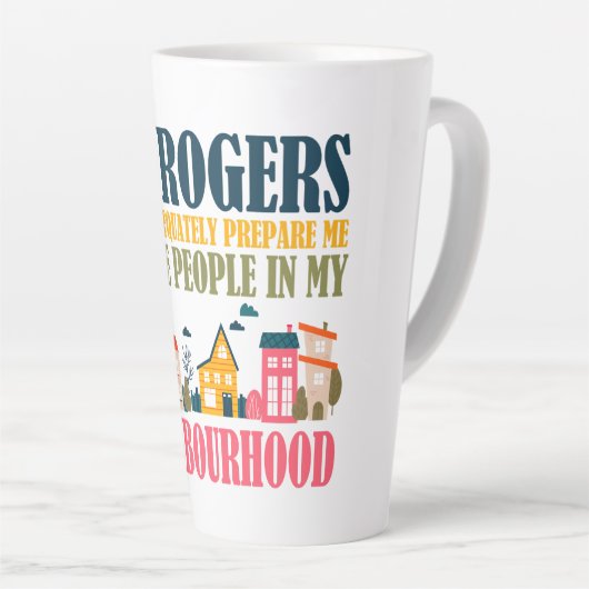 Herr Rogers hat mich in meiner Nachbarschaft nicht Milchtasse (Rechte Ecke)