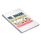 Herr Rogers hat mich in meiner Nachbarschaft nicht Notizblock (Rechte Seite)