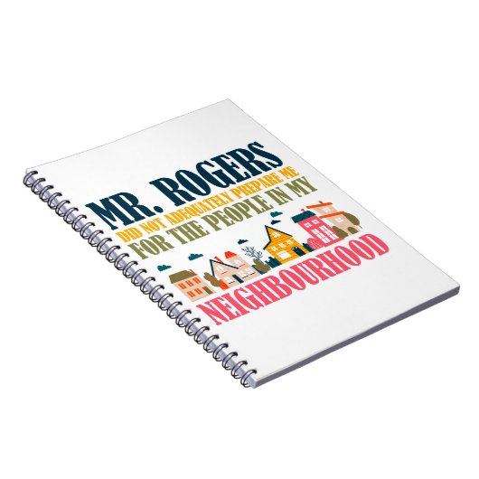 Herr Rogers hat mich in meiner Nachbarschaft nicht Notizblock (Rechte Seite)