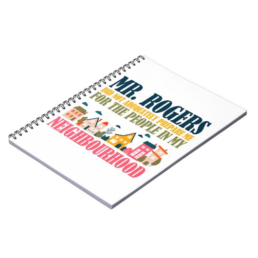 Herr Rogers hat mich in meiner Nachbarschaft nicht Notizblock (Linke Seite)