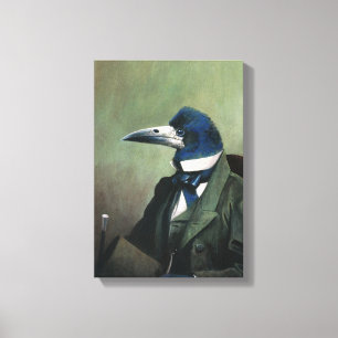 Herr Rook Wrapped Canvas Leinwanddruck