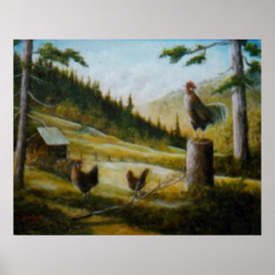 Herr Rooster Poster