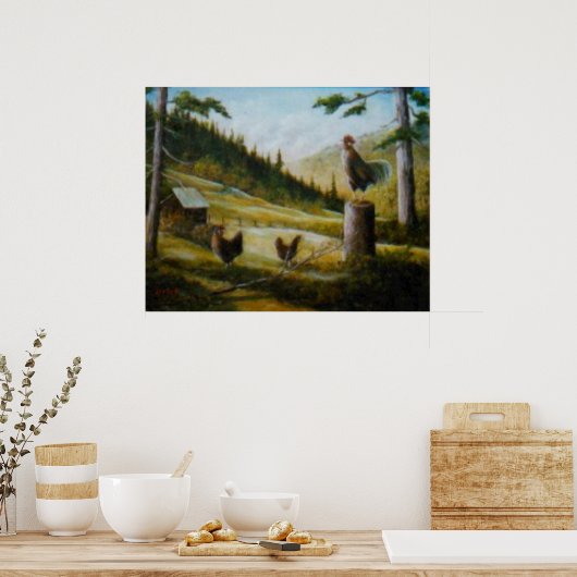 Herr Rooster Poster (Küche)