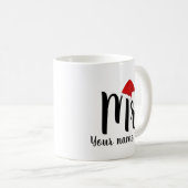 Herr roter Weihnachtsmann Kaffeetasse (VorderseiteRechts)
