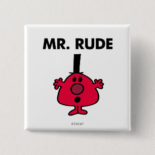 Herr Rude   Roter Gefechtsangst Button