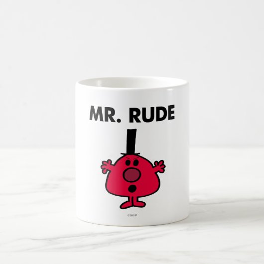 Herr Rude | Roter Gefechtsangst Kaffeetasse (Mittel)