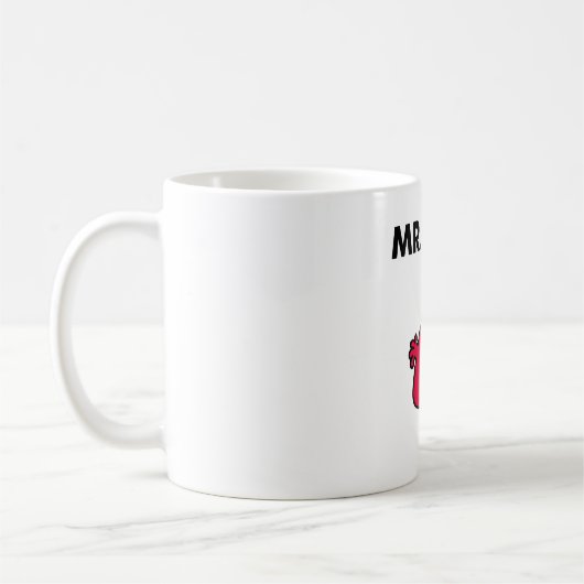 Herr Rude | Roter Gefechtsangst Kaffeetasse (Links)