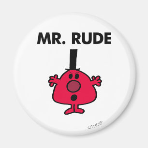 Herr Rude Roter Gefechtsangst Magnet